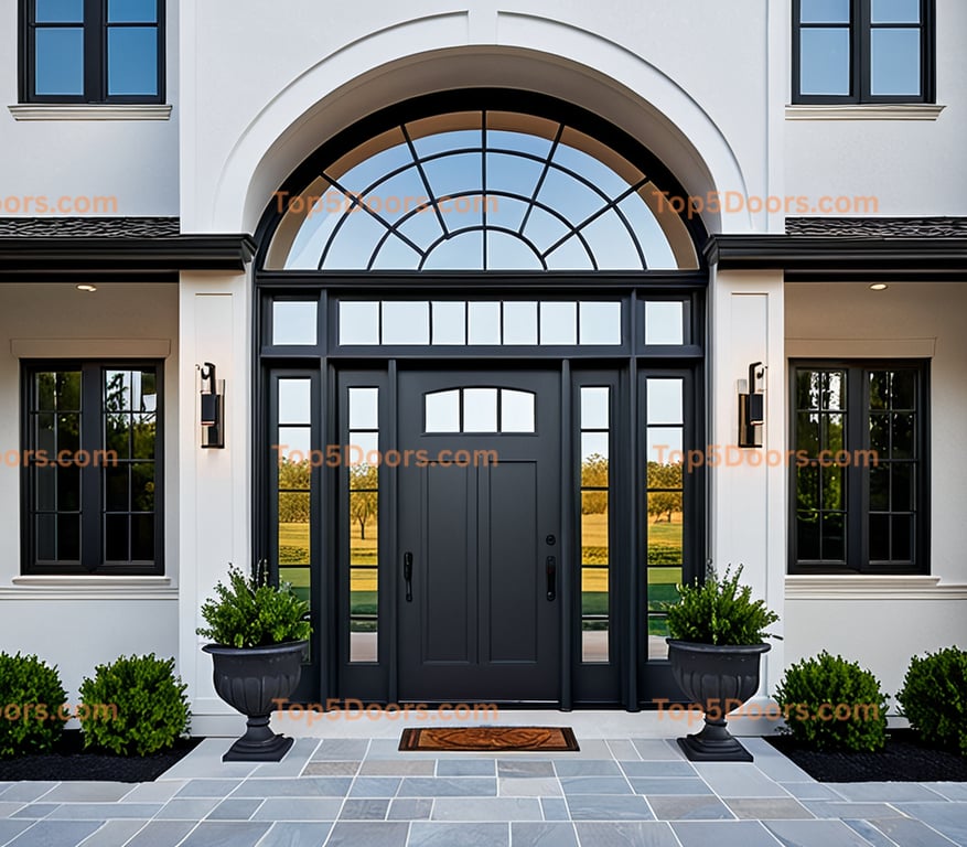 Tennessee steel frame minimalist Door