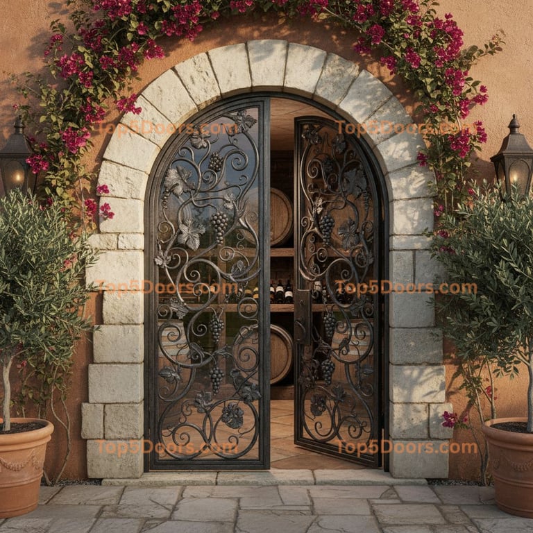 Tennessee wine cellar door mediterranean Door