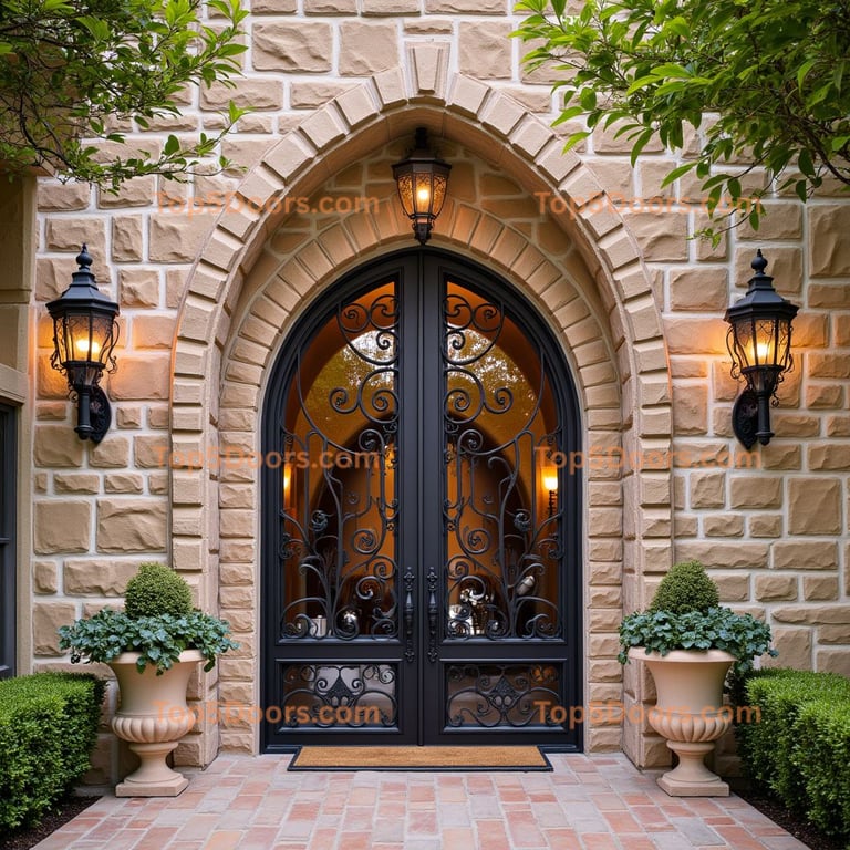 Tennessee wine cellar door spanish colonial Door
