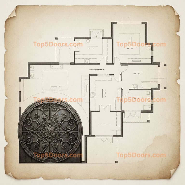 Tennessee wine cellar door victorian Door