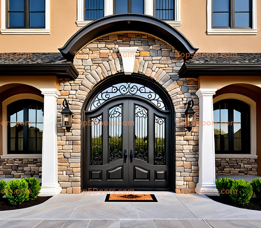 Tennessee wrought iron arched single french provincial 