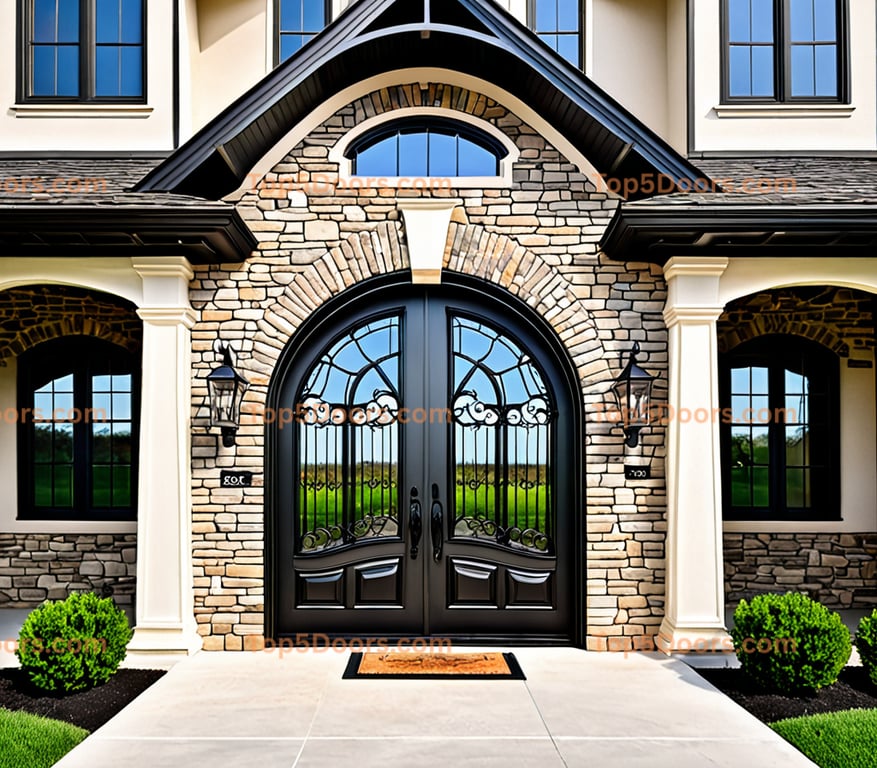 Tennessee wrought iron arched single french provincial 