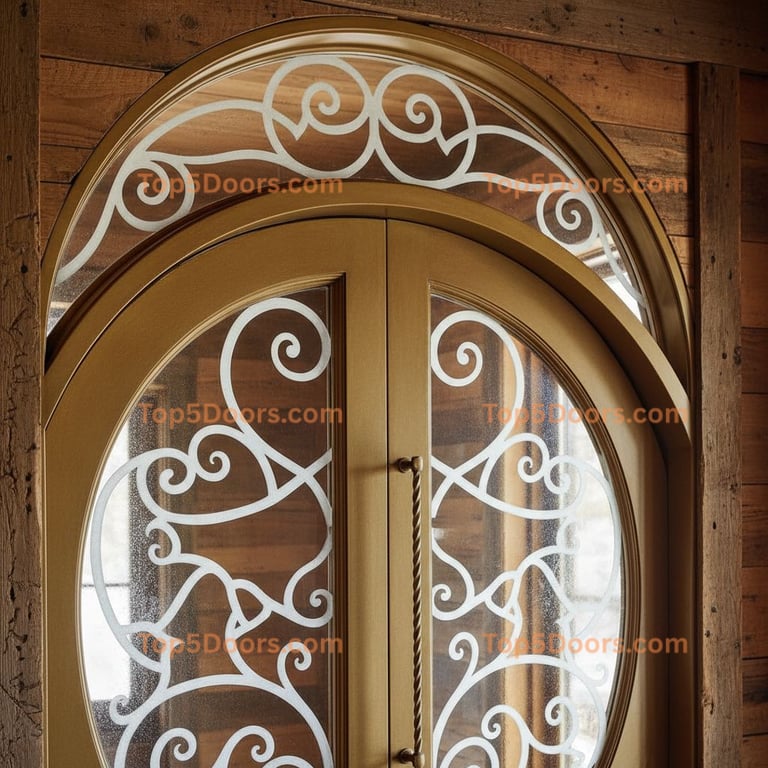 Texas closet bifold door mountain lodge Door