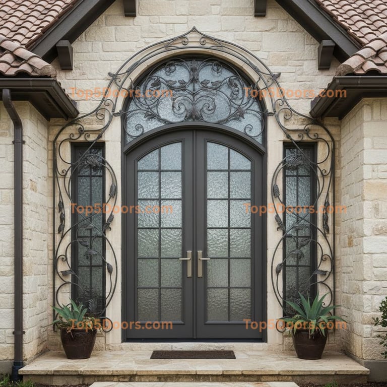 Texas closet french door traditional american Door