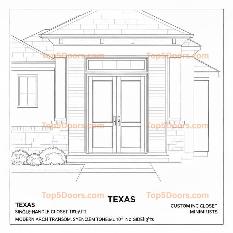 Texas closet sliding door minimalist Door