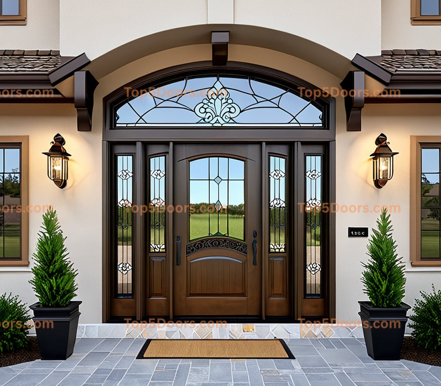 Texas french door mountain lodge Door