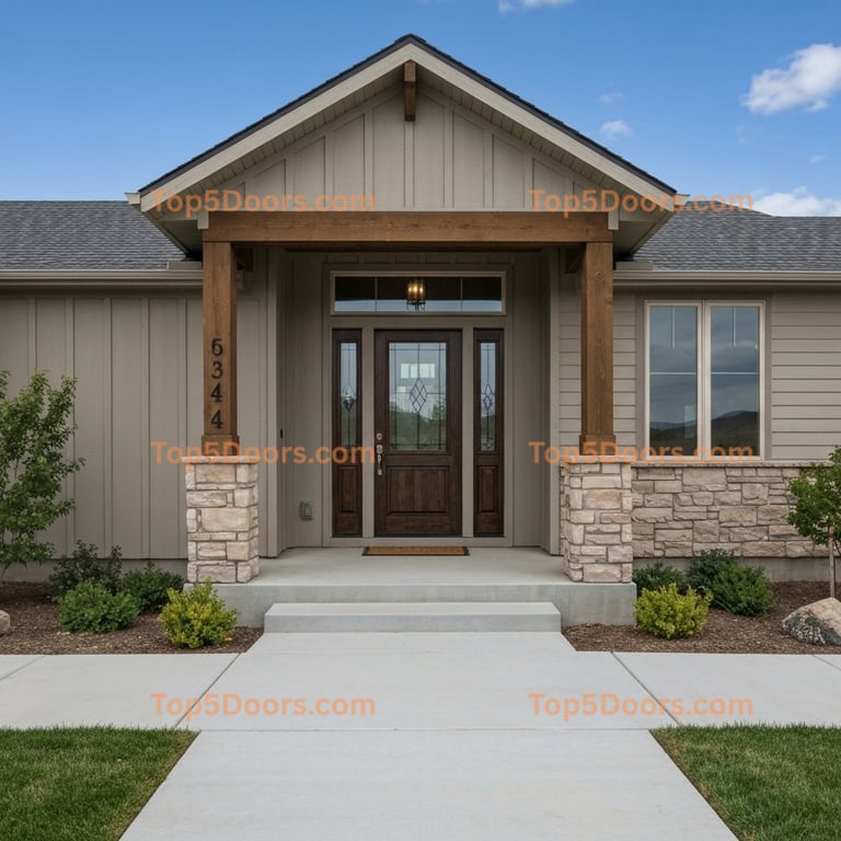 Texas front entry door industrial Door