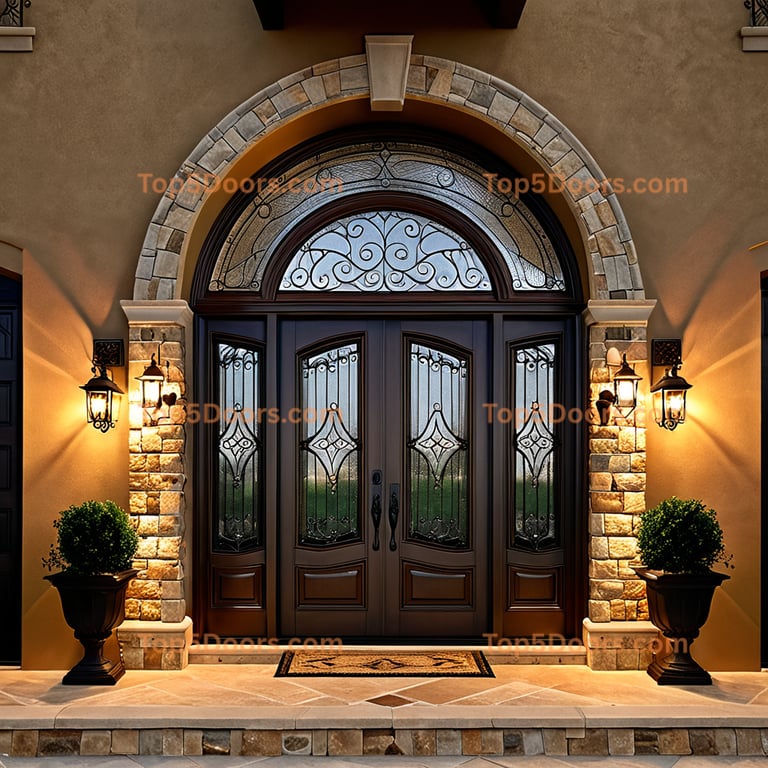 Texas front entry door tuscan Door