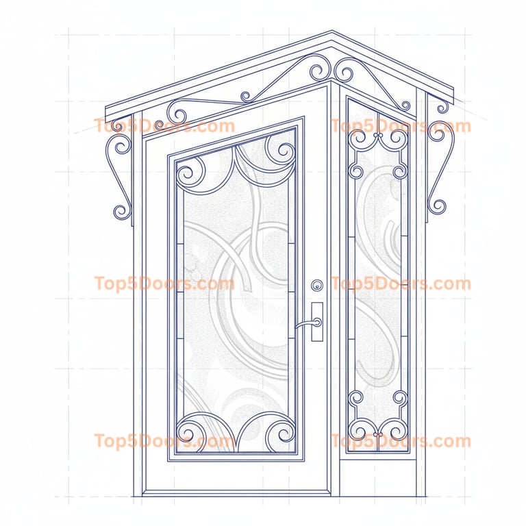 Texas patio door southwestern Door