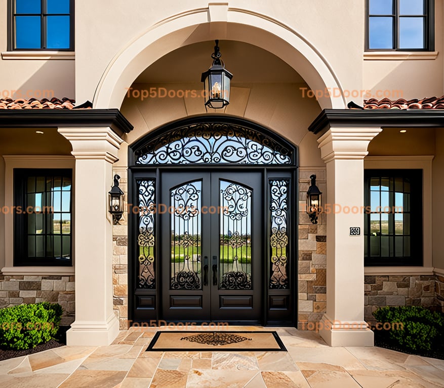 Texas single mediterranean Door