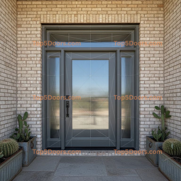 Texas single georgian Door