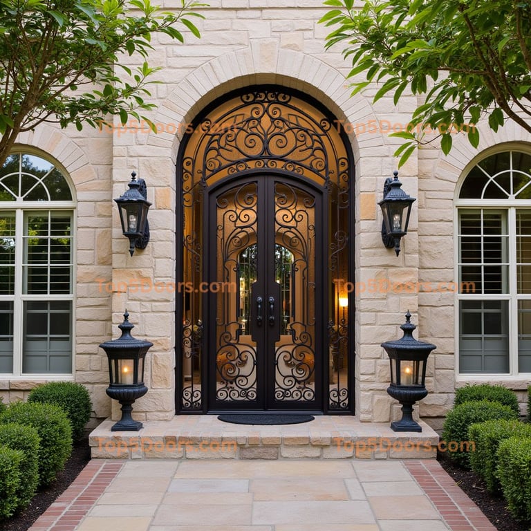 Texas wine cellar door craftsman Door
