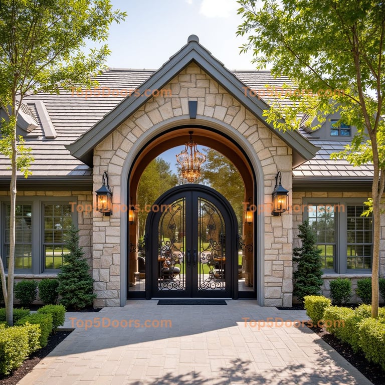 Texas wine cellar door modern farmhouse Door