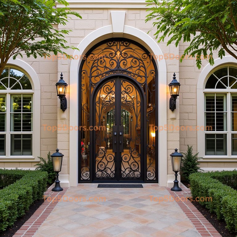 Texas wine cellar door mediterranean Door