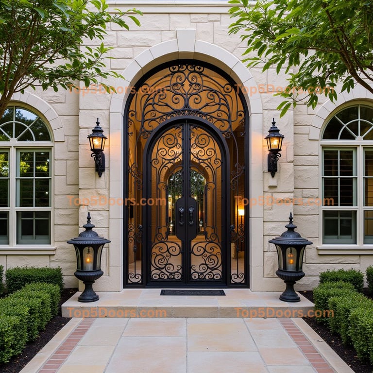 Texas wine cellar door modern Door