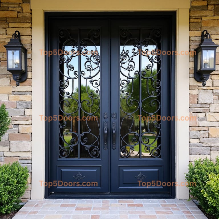 Texas wine cellar door modern farmhouse Door