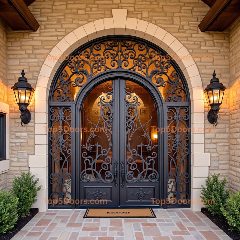 Texas wine cellar door southwestern Door