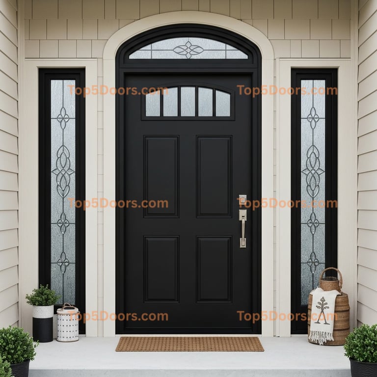 Utah arched single cape cod Door