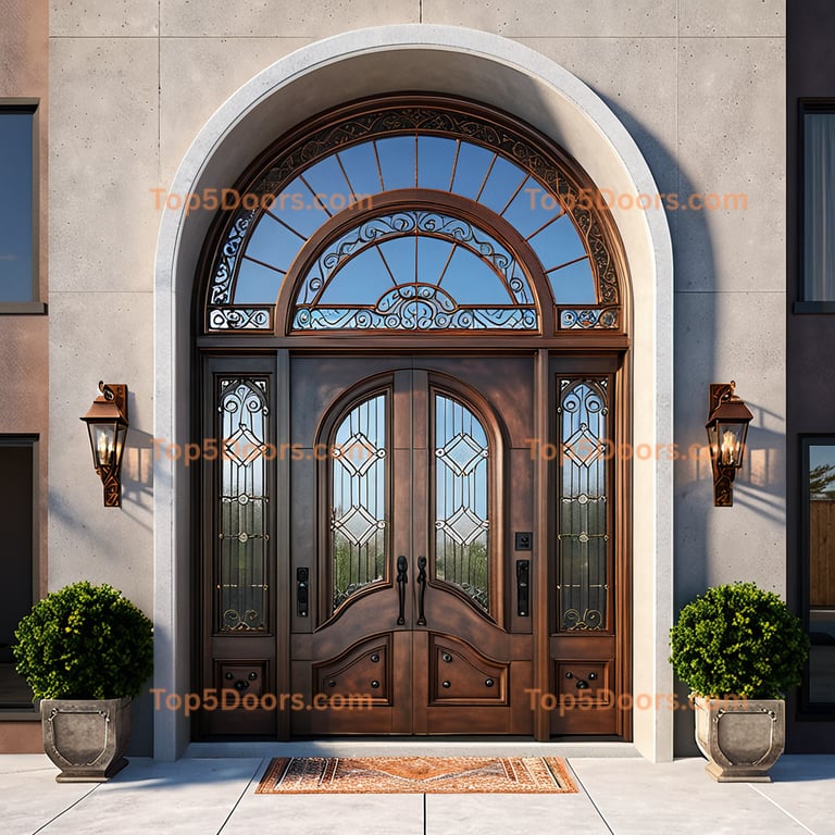 Utah arched single modern Door