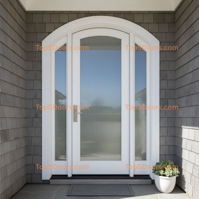 Utah arched single cape cod Door