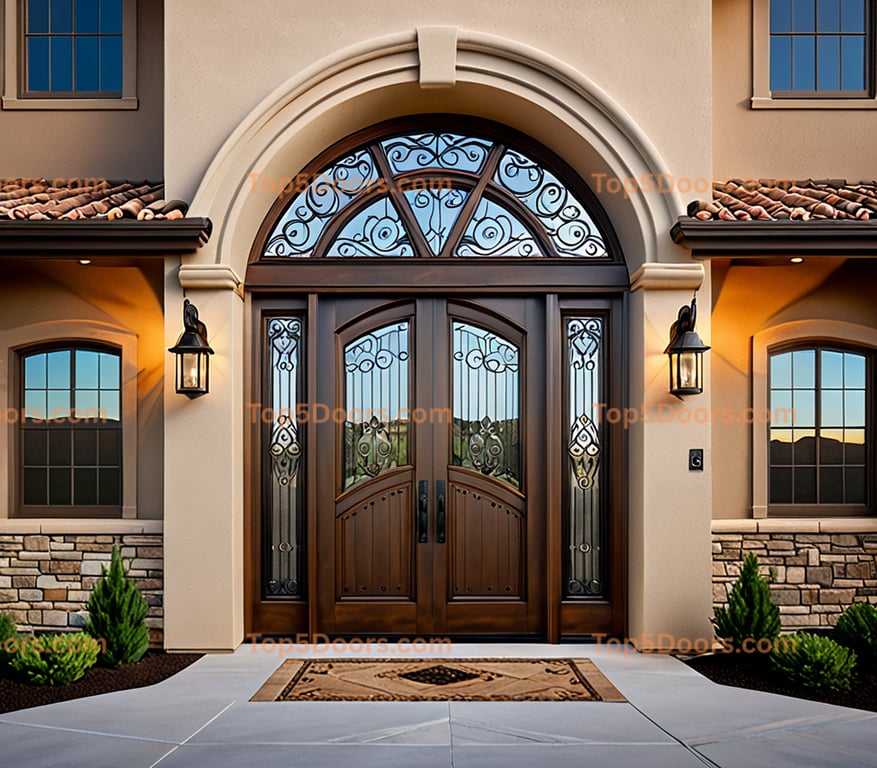Utah barn door tuscan Door
