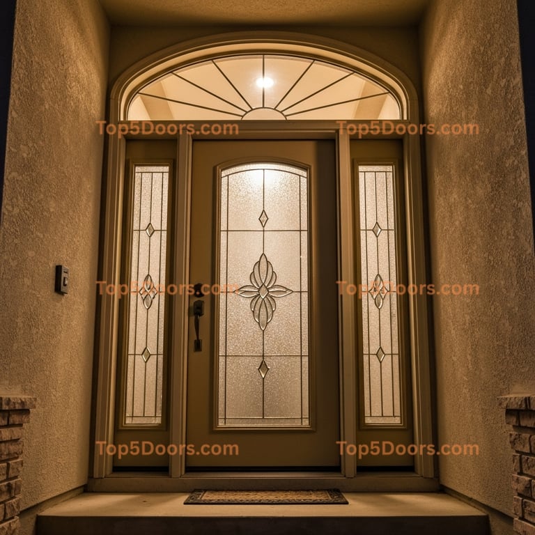 Utah front entry door mid-century modern Door