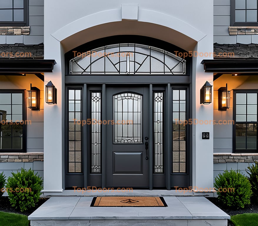 Utah glass paneled victorian Door