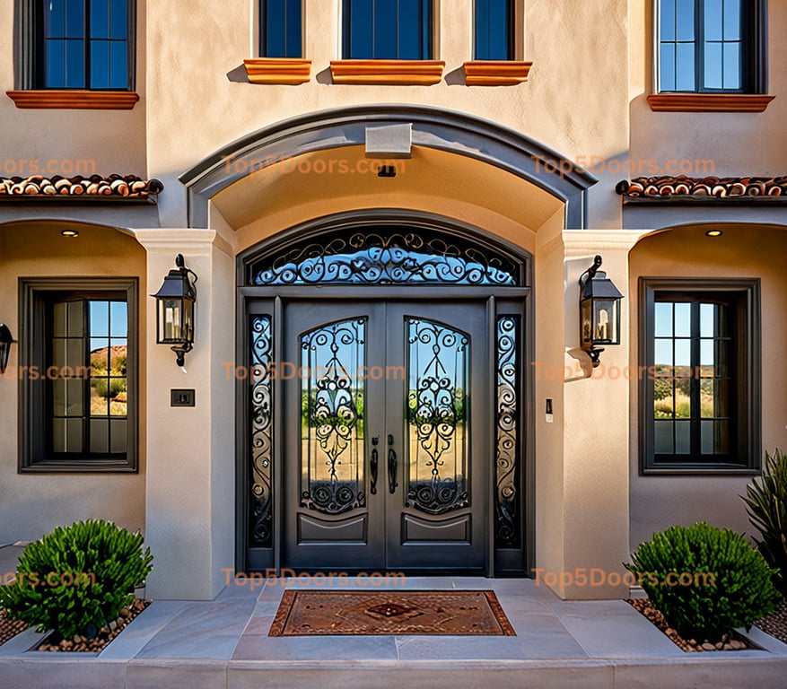 Utah pivot spanish colonial Door