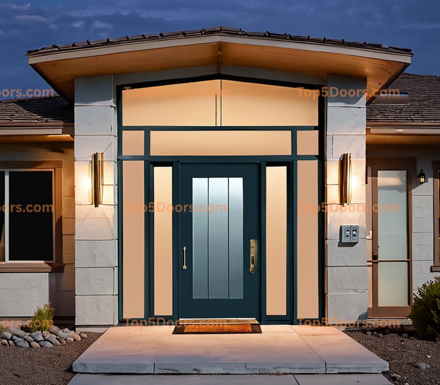 Utah single mid-century modern Door