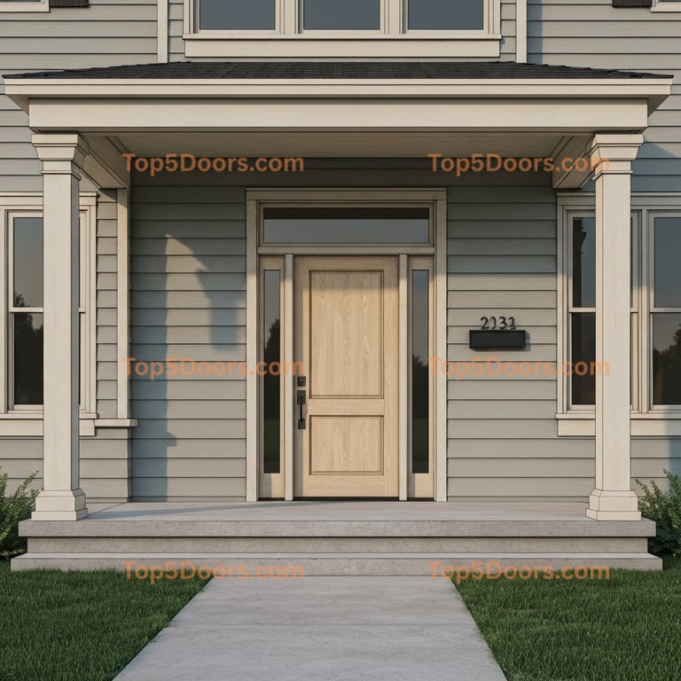 Utah single mid-century modern Door