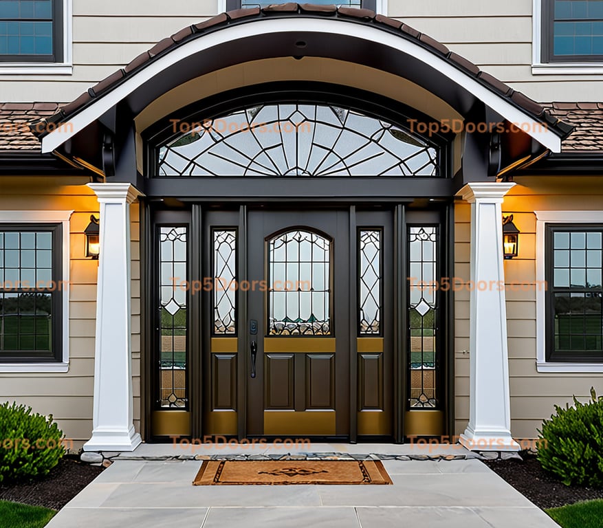 Utah solid panel cape cod Door