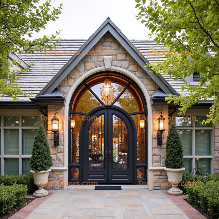 Utah wine cellar door georgian Door