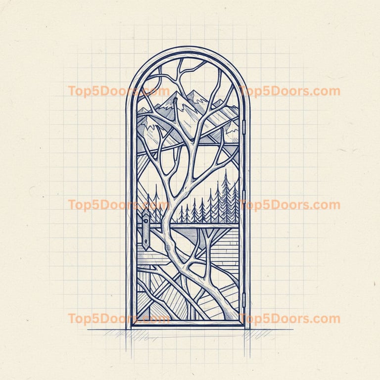 Utah wine cellar door mountain lodge Door