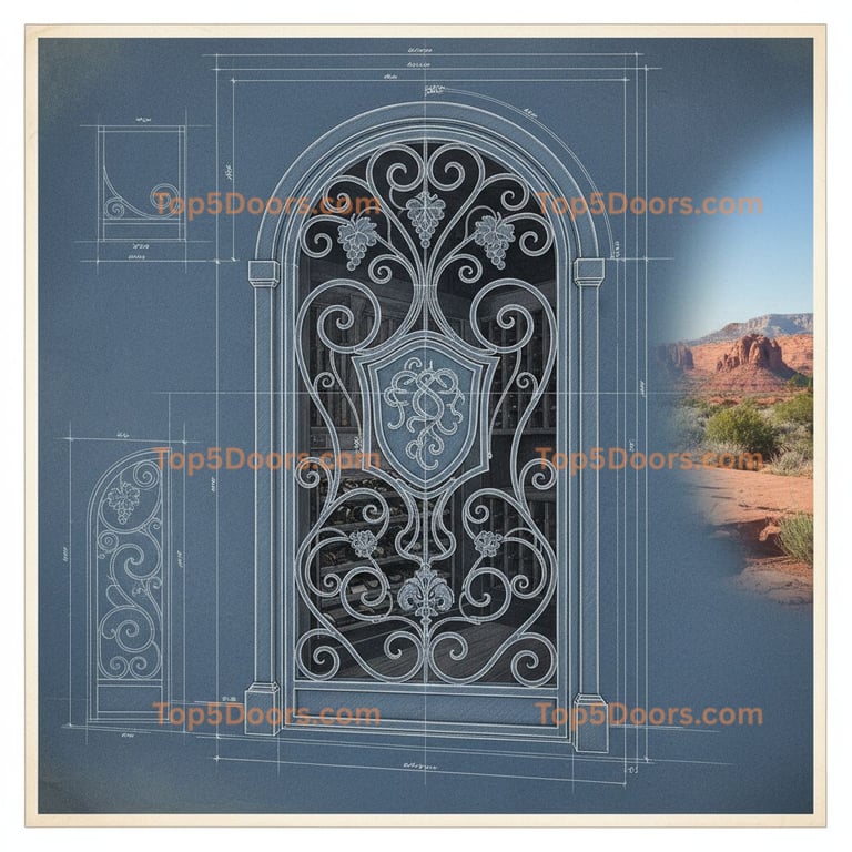 Utah wine cellar door victorian Door