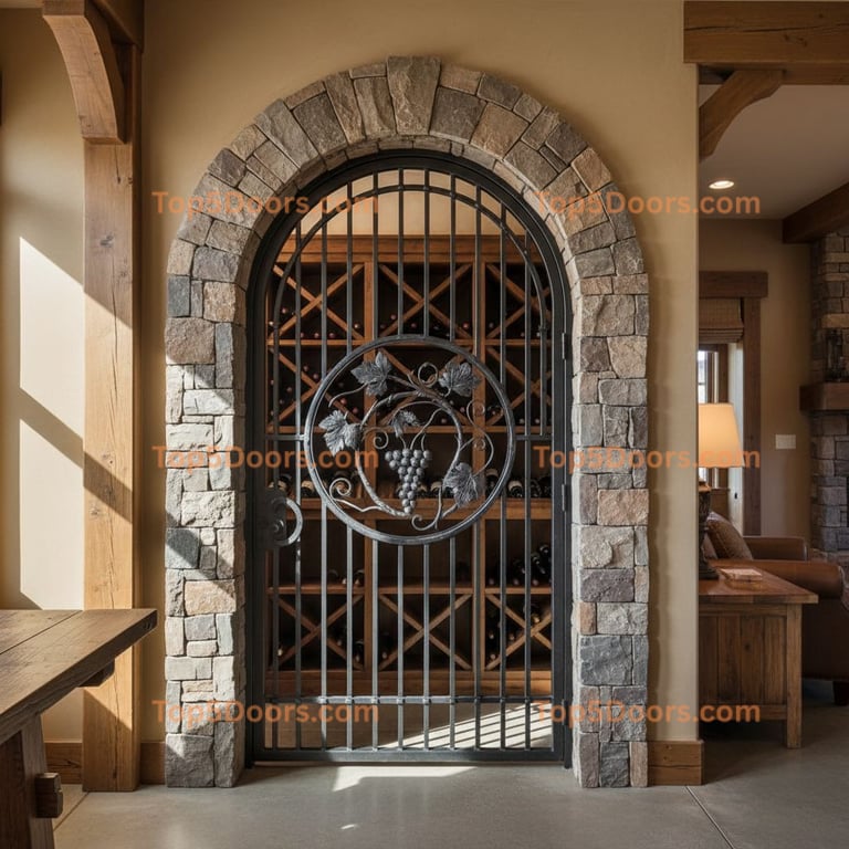 Utah wine cellar door craftsman Door