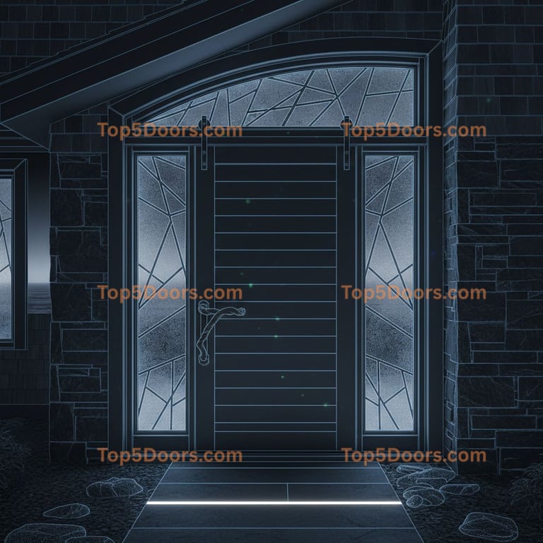 Vermont barn door coastal Door