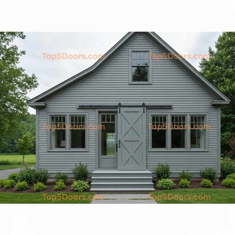 Vermont barn door traditional american Door
