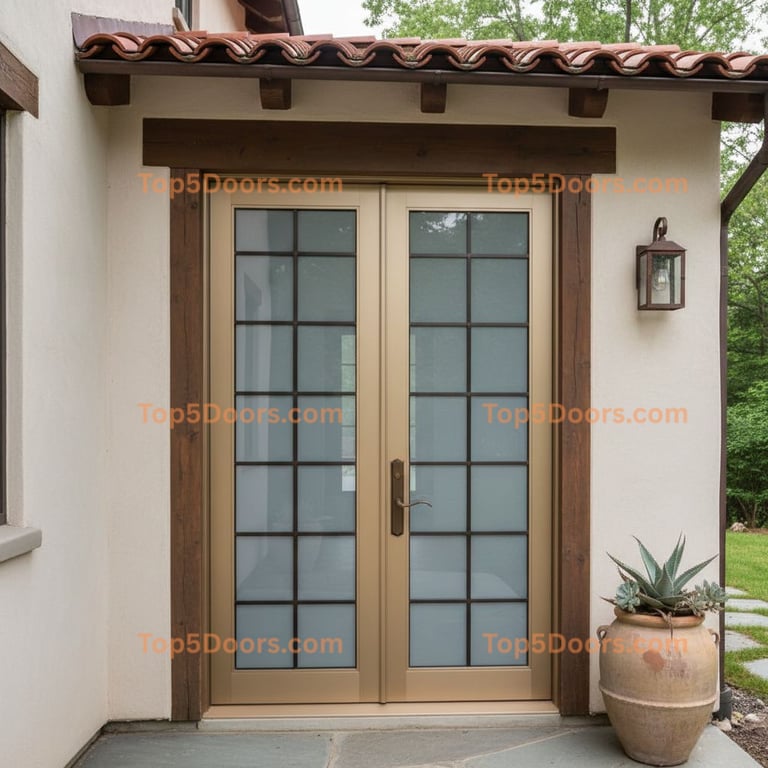 Vermont closet french door spanish colonial Door