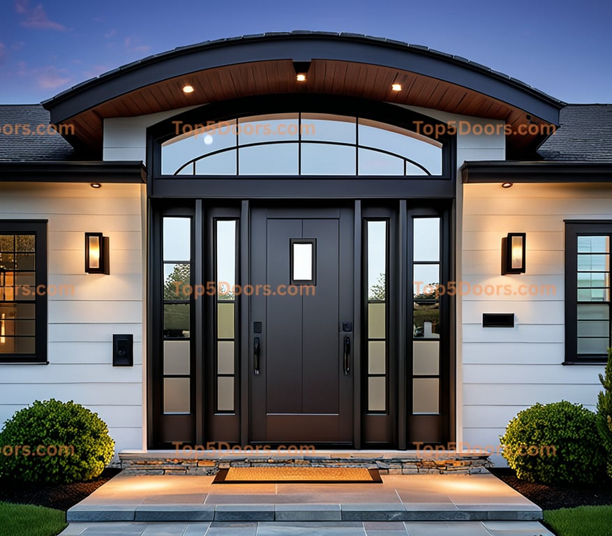 Vermont double mid-century modern Door