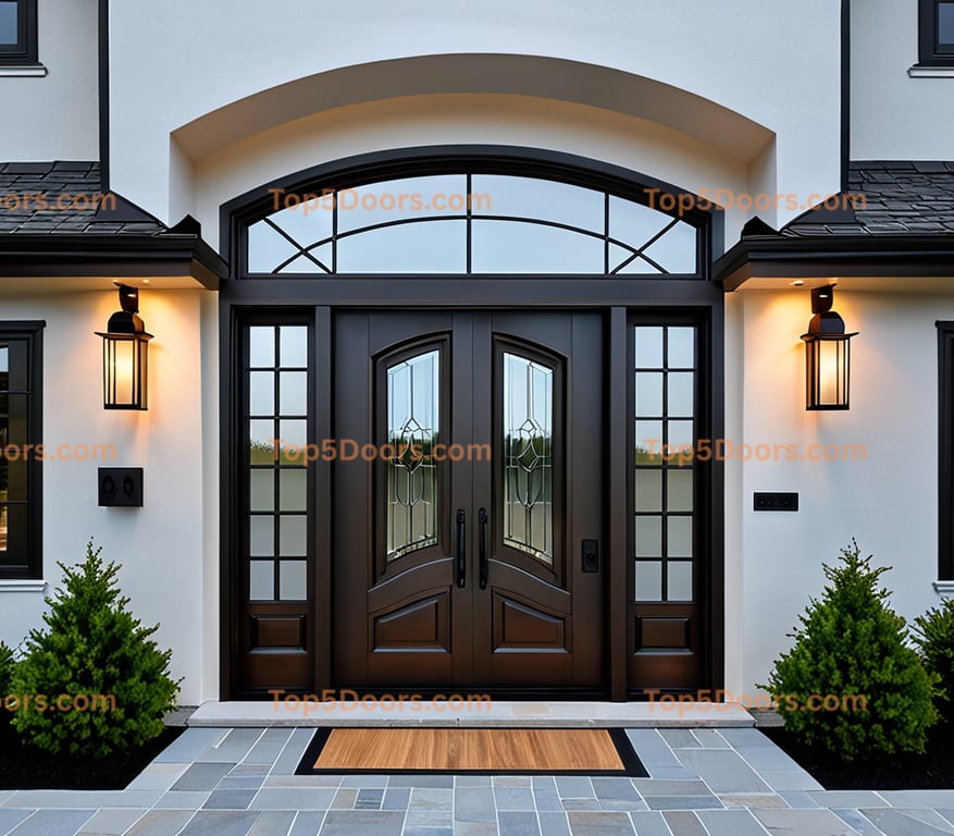 Vermont french door japanese zen Door