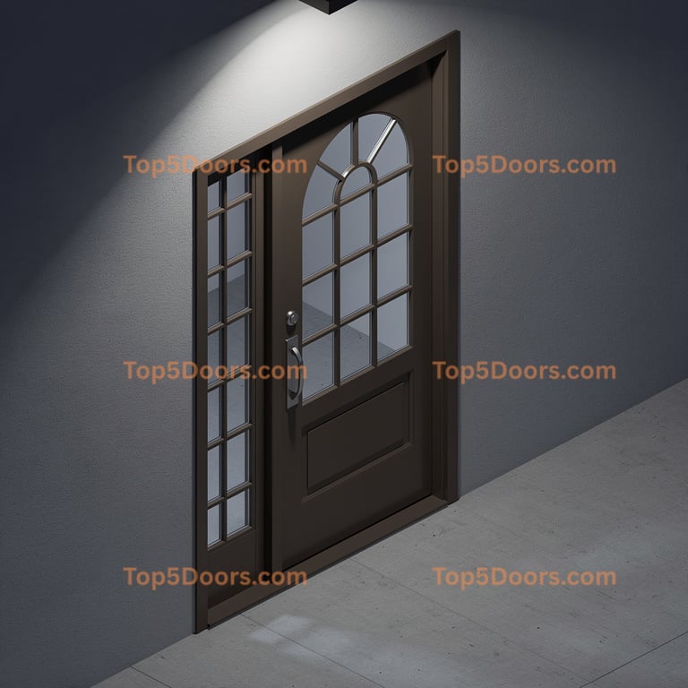 Vermont front entry door mid-century modern Door