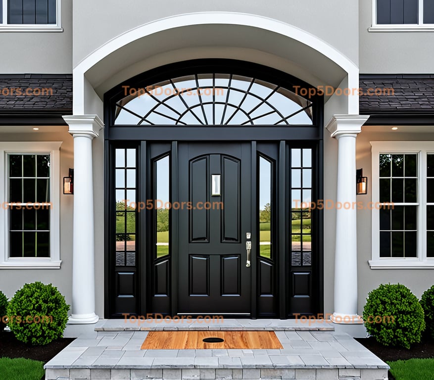 Vermont glass paneled contemporary Door