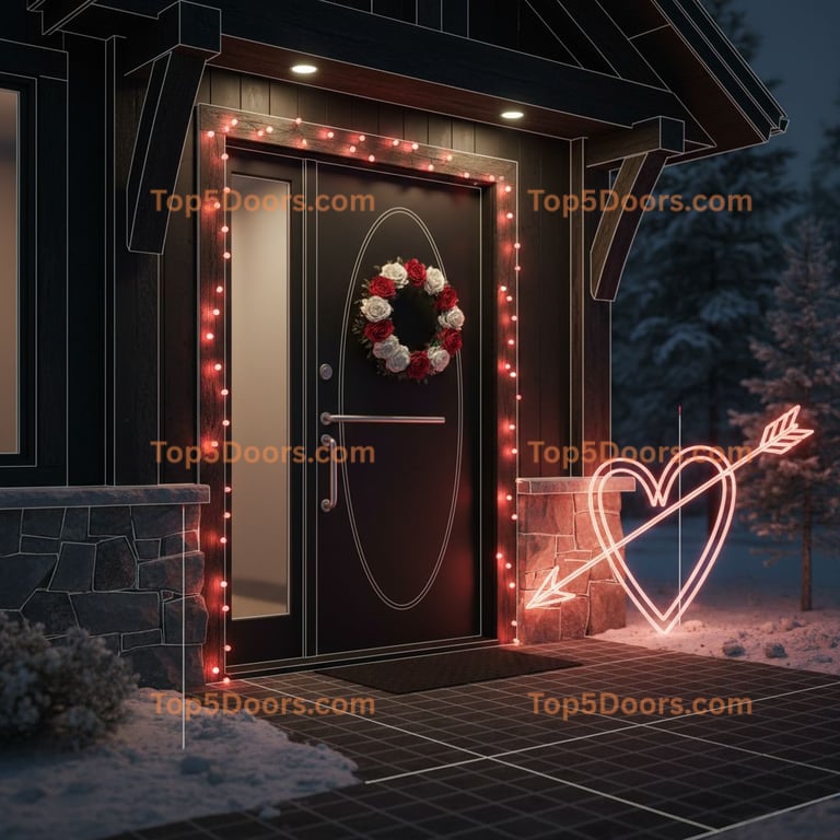 Vermont office door traditional american Door