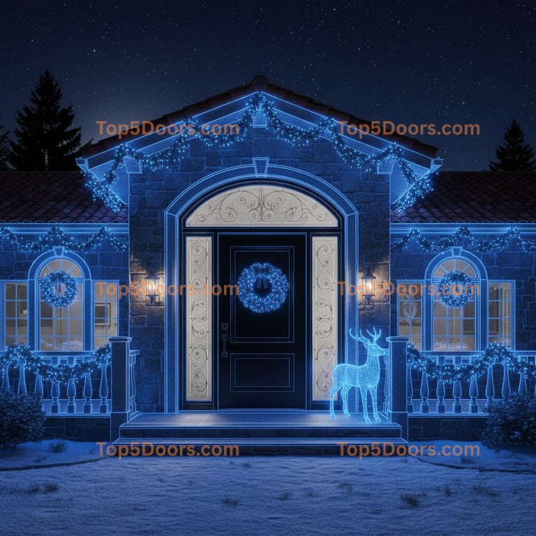 Vermont pivot mediterranean Door