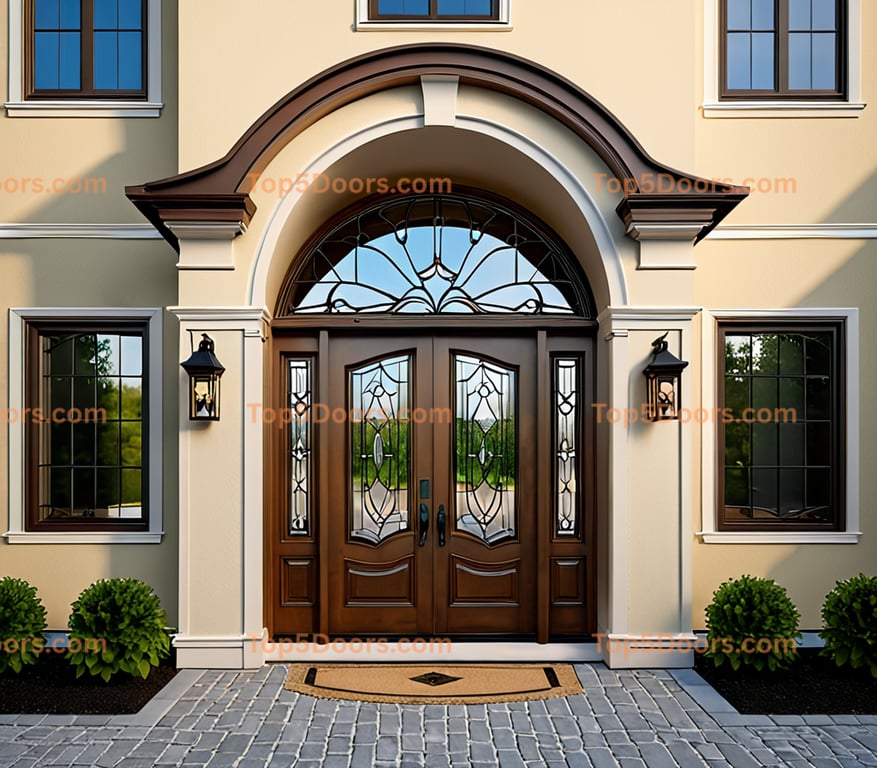 Vermont solid panel mediterranean Door