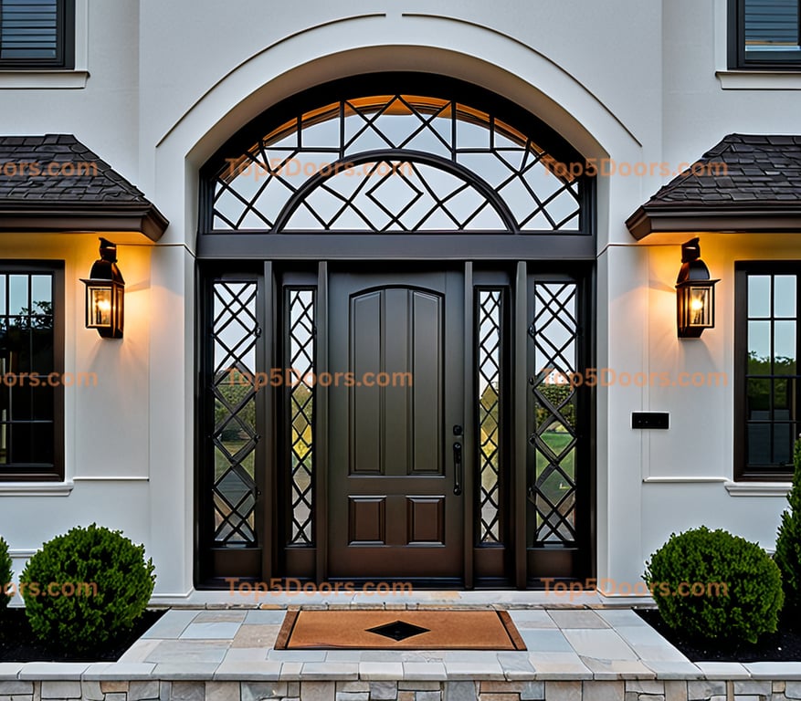 Vermont steel frame modern Door