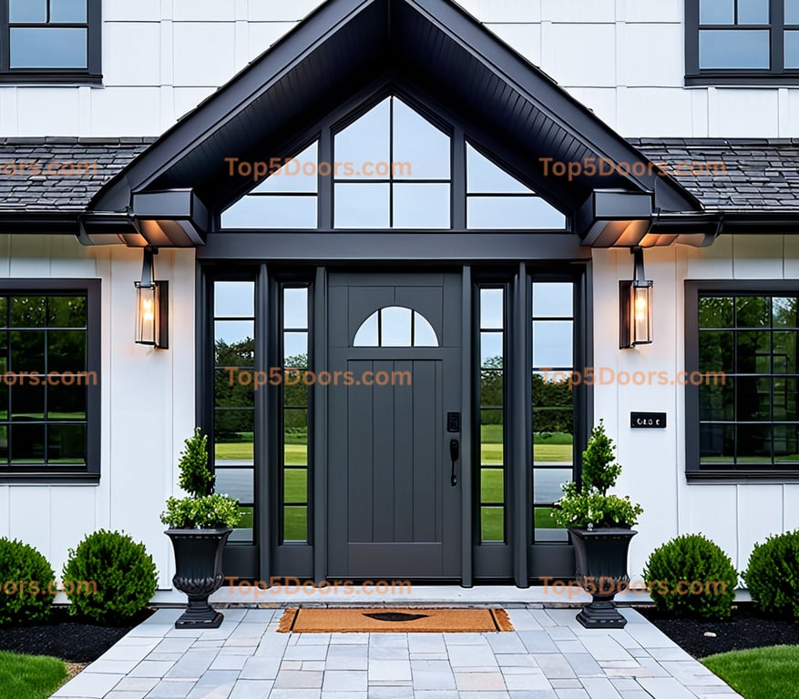 Vermont steel frame scandinavian Door