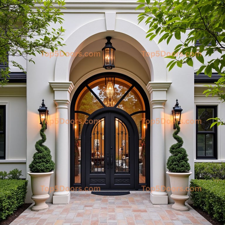 Vermont wine cellar door spanish colonial Door