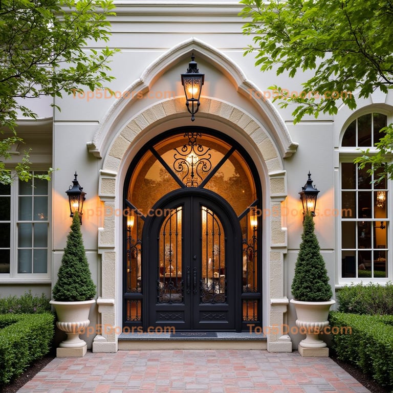 Vermont wine cellar door spanish colonial Door