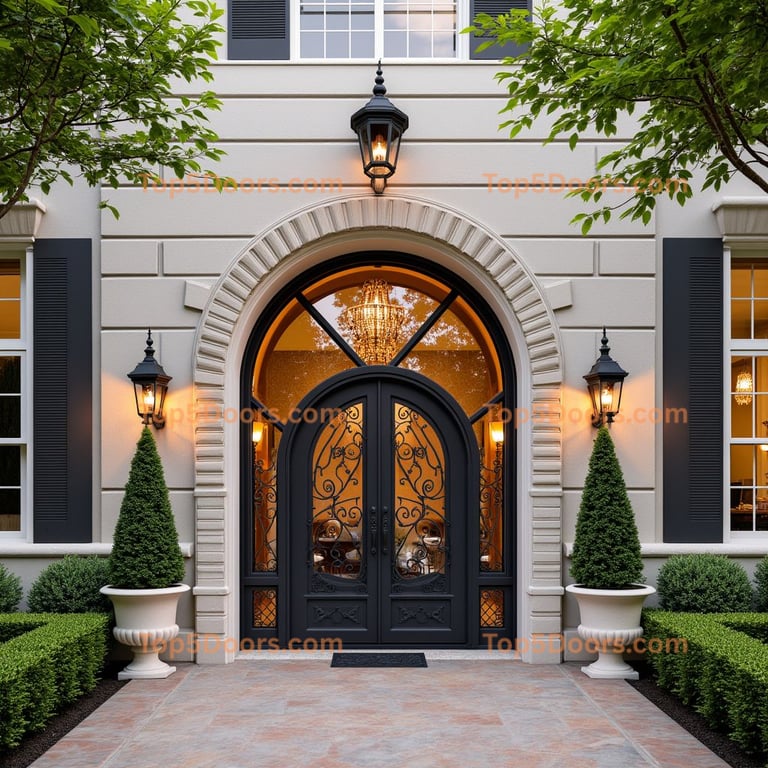 Vermont wine cellar door spanish colonial Door